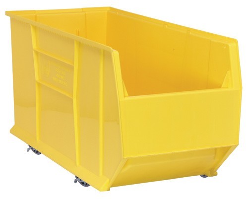 Mobile Hulk Container 35-7/8" x 16-1/2" x 17-1/2" Yellow