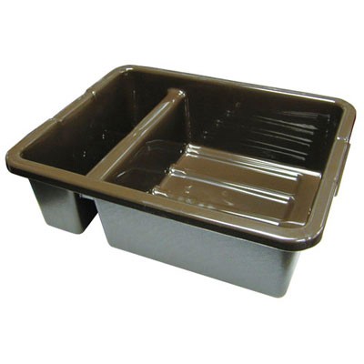 Divided Bus/Utility Box, 7gal, Brown