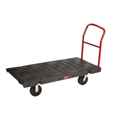 Platform Truck, 1000-lb Cap., 24w x 48d x 7h, Black