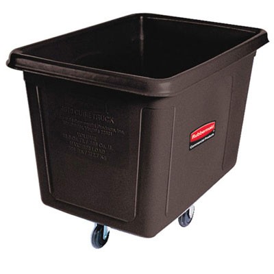 Cube Truck, Rectangular, 500-lb. Cap., Black