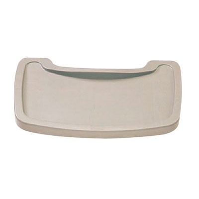 Sturdy Chair Microban Youth Seat Tray, Plastic, Platinum
