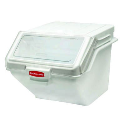 ProSave Shelf Ingredient Bins, 10.7gal, 19 1/5w x 23 1/2d x 16 7/8h, White