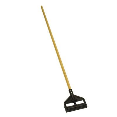 Invader Bamboo Composite Side-Gate Wet-Mop Handle, 60", Natural/Black