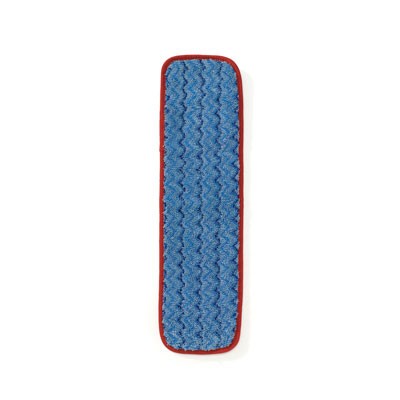 Microfiber Wet Mopping Pad, 18", Red