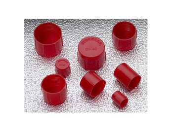 Cap LDPE 0.875"x.68" Threaded Red CD-10 5000/CS