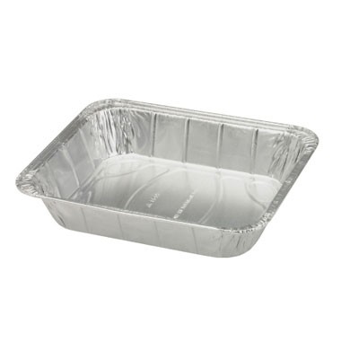 Steam Table Deep Aluminum Container, Half Size, 122 oz