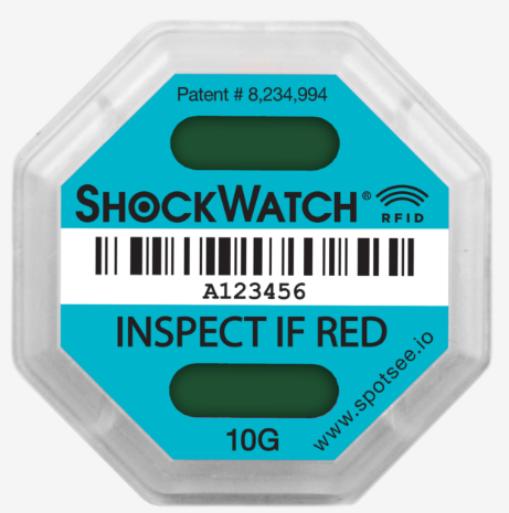 ShockWatch RFID 10G (Teal) 100/BX