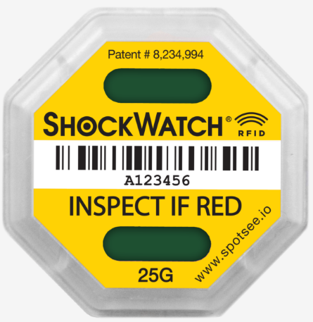 ShockWatch RFID 25G (Yellow) 100/BX