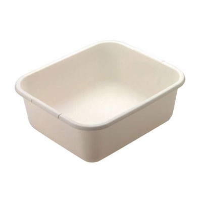 Microban Dishpan, 4.5gal, White