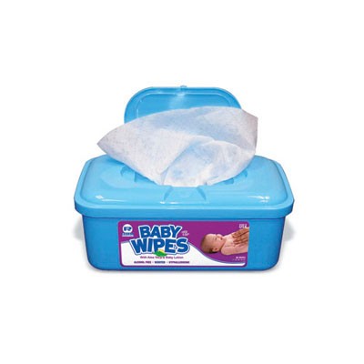 Baby Wipes Tub, Scented, White, 80/Tub