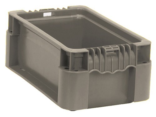 Heavy-Duty Straight Wall Stacking Container 12" x 7-1/2" x 5"