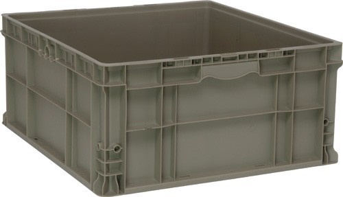 Heavy-Duty Straight Wall Stacking Container 24" x 22-1/2" x 11"