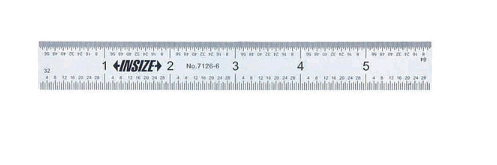 Ruler Stain Chrom 12" Length 4R Type