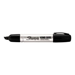 Marker Sharpie King Size Black Chisel Tip 12/BX