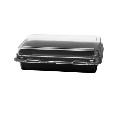 Specialty Containers, Black/Clear, 28oz, 7.87w x 5.39d x 2.95h