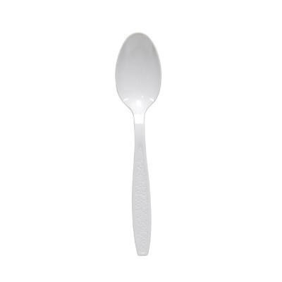 Extra-Heavy Polystyrene Teaspoons, White, Guildware Design, Bulk, 1,000/Case