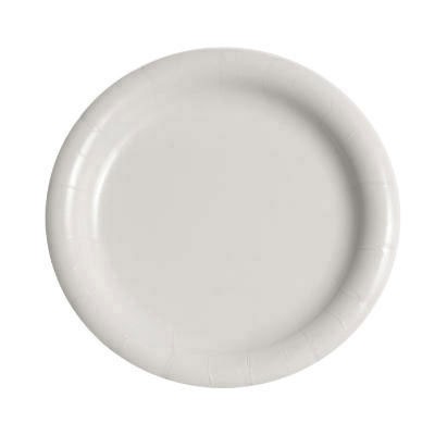 Plate 9" White Coated 500/CS  *Was JA-FONMWP942054