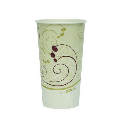 Paper Cold Cups, 21 oz., Symphony Design, 50/Bag