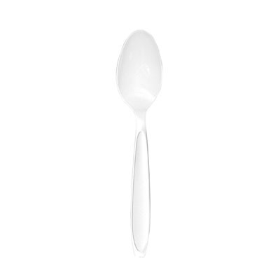 Reliance Mediumweight Cutlery, Standard Size, Teaspoon, Boxed, White