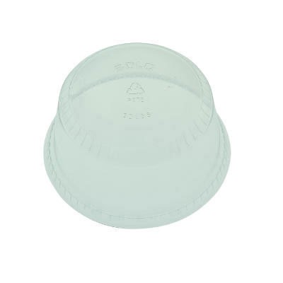 Flat-Top Dome Cup Lids, Plastic, Fits 12-14, 20oz Cups, 50/Pack