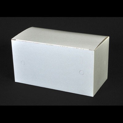 Sausage and Meat-Patty Boxes, 1-Compartment, 10x5x5 3/8, White