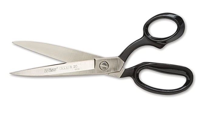 Shears Bent Handle Industrial Serrated Blade