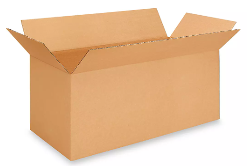 RSC 32x15.625x24.75  Kraft Corrugated Boxes