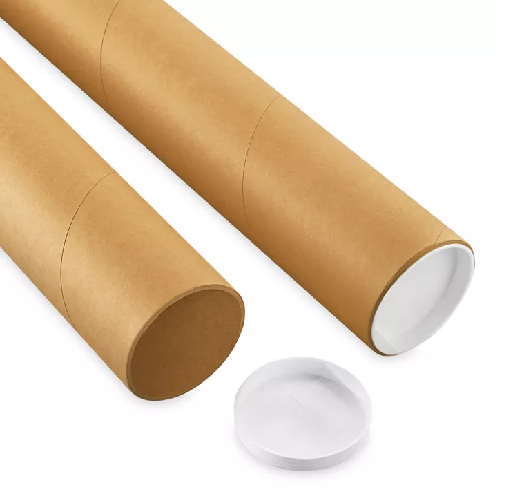 Tube Kraft 3x26 .070 Thick 24/CS With Caps