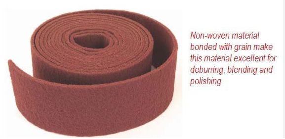 Abrasive Roll 6x30' Maroon Buff & Blend Type GP