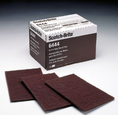 Scotch Brite Pad 6x9 3M Brown 10/BX 4/CS