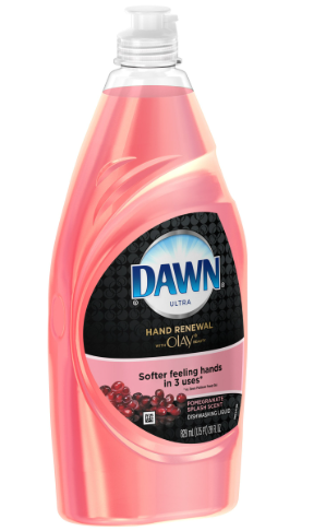 Olay Hand Renewal Dishwashing Liquid, Olay, Pomegranate Splash, 30oz Bottle