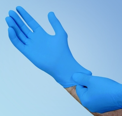 Glove Nitrile 12" Blue Class 100 Techniglove Small 1000/CS