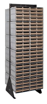 Interlocking Storage Cabinet Floor Stand 16" x 23-5/8" x 75" Ivory