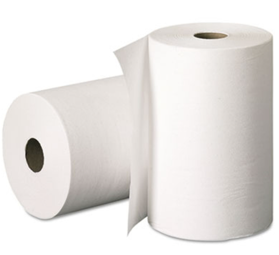 Towel Roll 11x8 2-Ply White 450/RL 12/CS