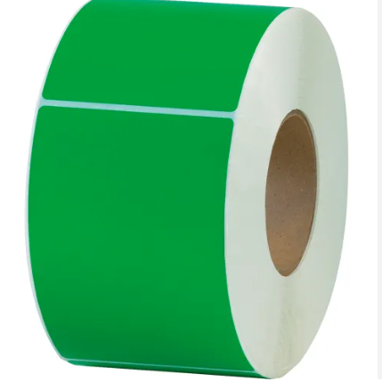 Label Thermal Transfer 4x6 3" core Dark Green 1000/RL 4/CS
