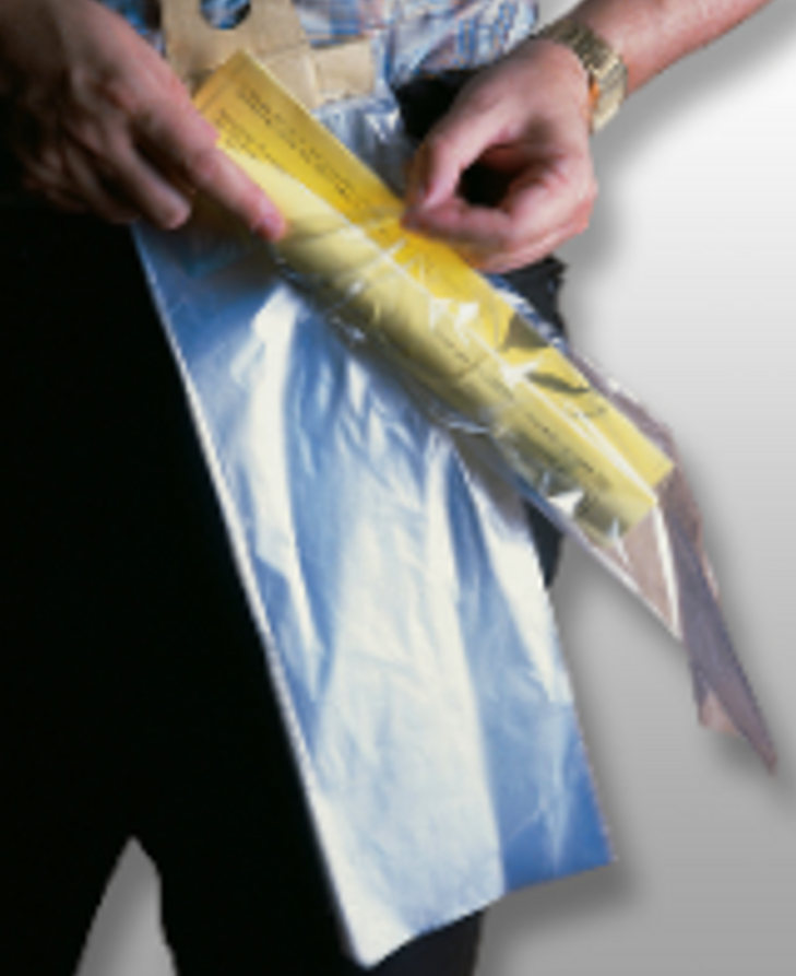 Bag Poly 7.5x14.5 0.8Mil on Header 2000/CS