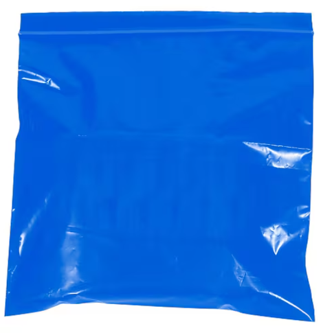 Bag Poly 8x10 2Mil Blue 1000/CS Non cleanroom-Non antistatic