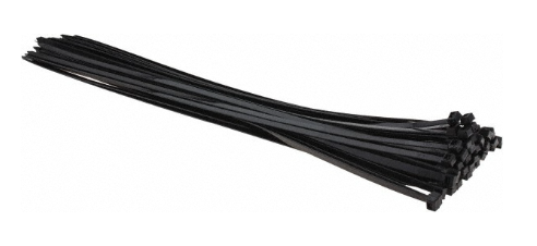 Cable Ties Black 175#.350 24" UV 100/CS