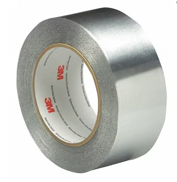 Tape Foil Silver Aluminum 0.25x5yd 4.6 mil Acrylic 24RLS/PKG
