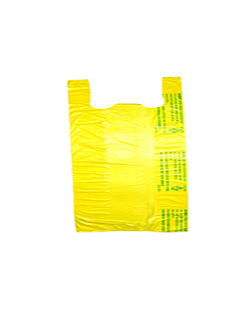 Bag Poly Gusset 10x6x21 0.6Mil Yellow Plastronic T-Shirt 1000/CS