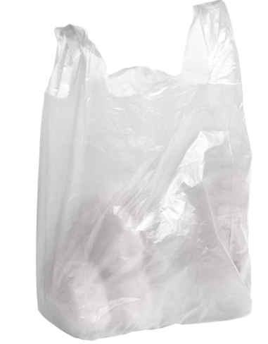 Bag Poly HD 18x30 0.8Mil Carry-Out White 500/CS