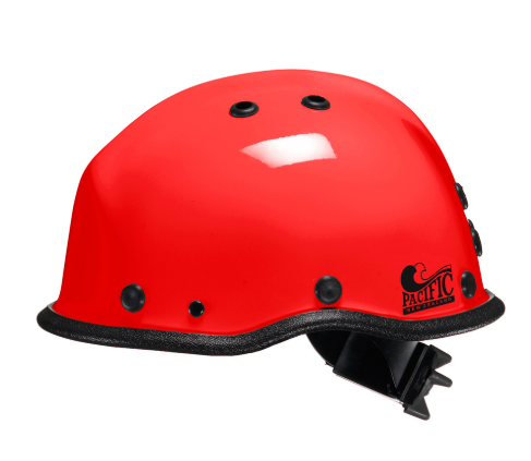 Pacific WR5 Water Rescue w/ Release Holes, Red, Ratchet, 3-Pt Strap