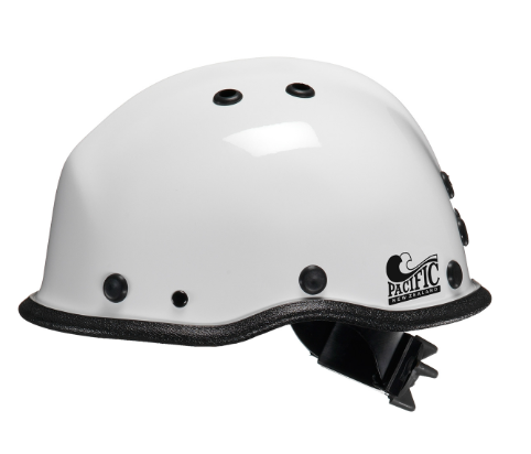 Pacific WR5 Water Rescue w/ Release Holes, White, Ratchet, 3-Pt Strap