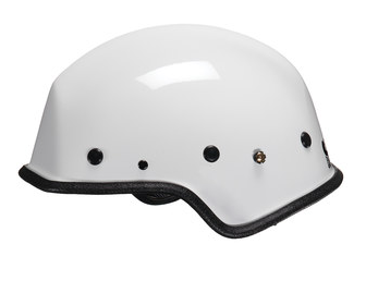 Pacific R7H Rescue, White, Ratchet, 3-Pt Polyester Chin Strap NFPA 1951