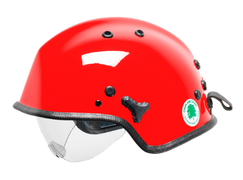 Pacific WR7H Water Rescue w/Release Holes, Red, Eye Visor, 3-Pt CS