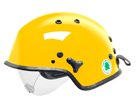 Pacific WR7H Water Rescue w/Release Holes, Yellow, Eye Visor, 3-Pt CS