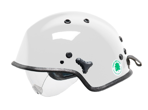 Pacific WR7H Water Rescue w/Release Holes, White, Eye Visor, 3-Pt CS