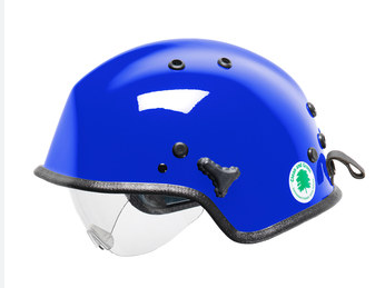 Pacific WR7H Water Rescue w/Release Holes, Blue, Eye Visor, 3-Pt CS