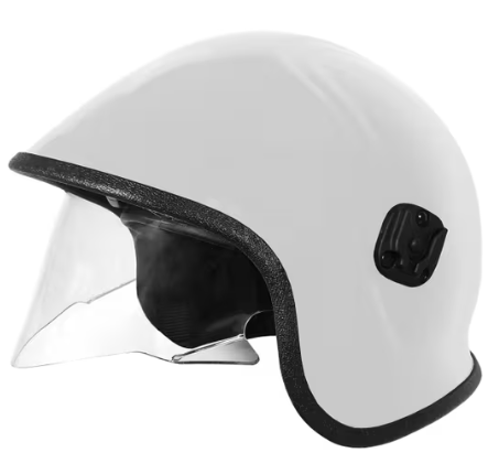Pacific A7A Police/Paramedic, White 3/4 Faceshield, 3-Pt CS, NFPA 1951