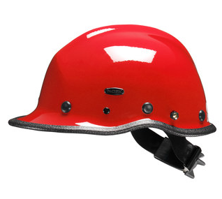 Pacific R5 Rescue, Red, Kevlar Shell, Ratchet, 3-Pt Chin Strap